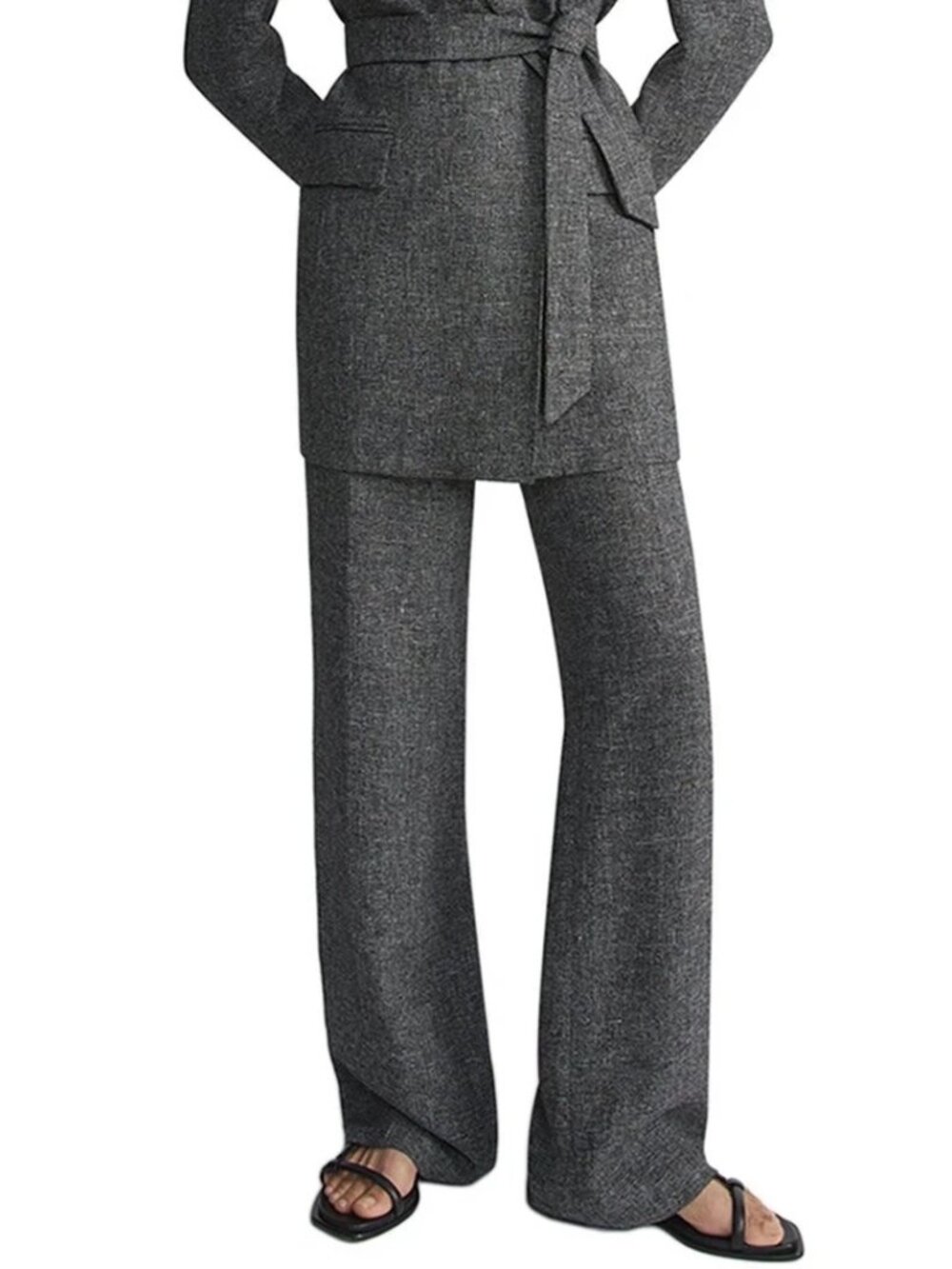 New with Tag Lafayette 148 New York size 14 Gates 100% Linen Full Leg Pant Women
